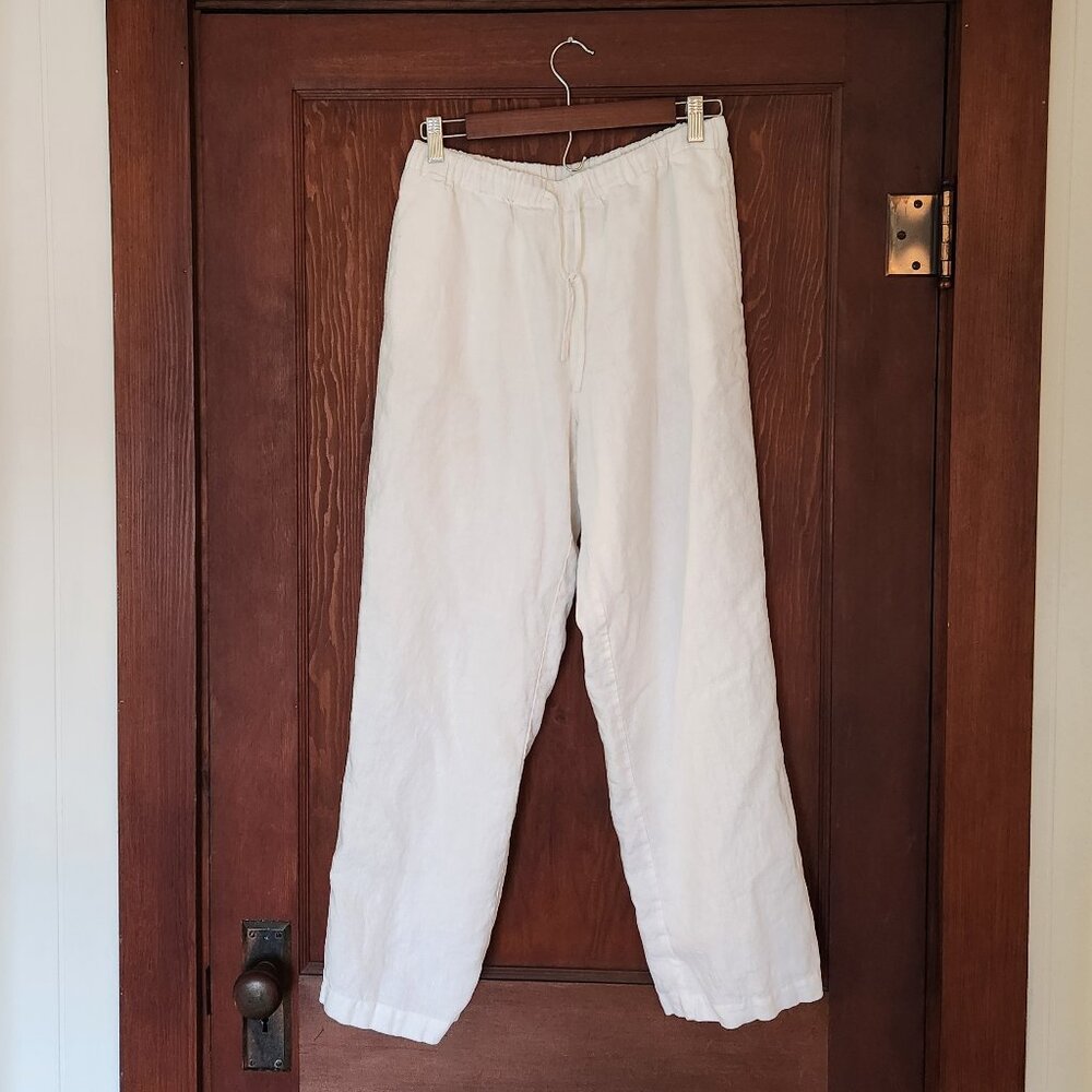 Orvis Linen Pants With Cotton Lining Size 10/12